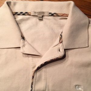 Mens Burberry polo. XXL